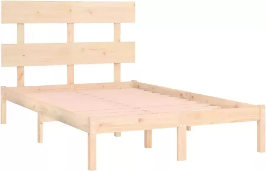 VidaXL -Bedframe-massief-hout-135x190-cm-4FT6-Double - Foto 5