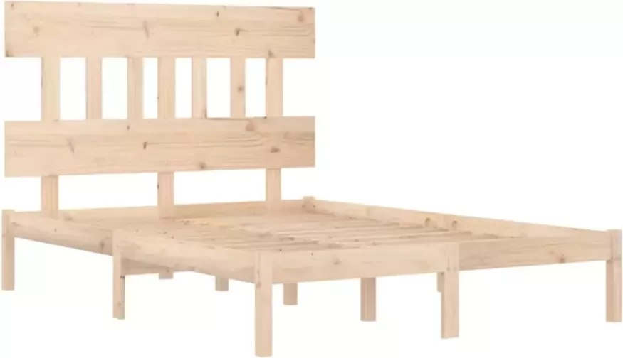 VidaXL -Bedframe-massief-hout-135x190-cm-4FT6-Double - Foto 5