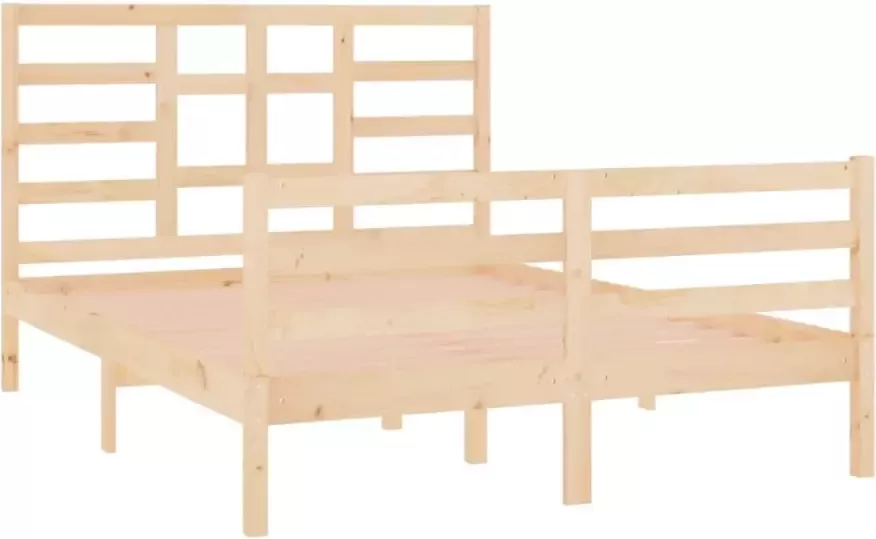 VidaXL -Bedframe-massief-hout-135x190-cm-4FT6-Double - Foto 5