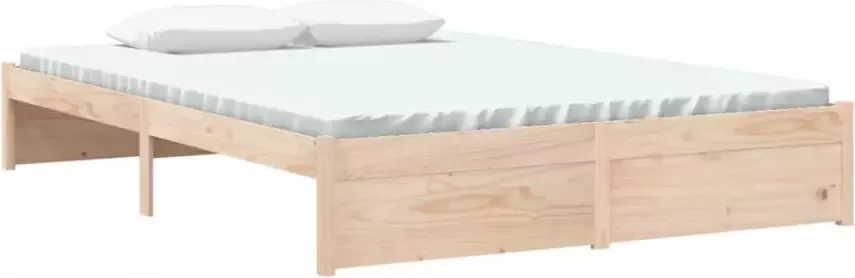 VidaXL -Bedframe-massief-hout-140x190-cm - Foto 4