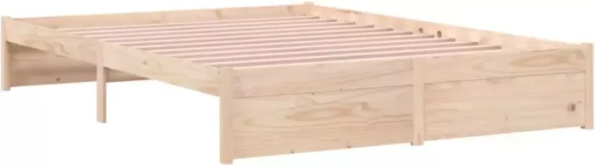 VidaXL -Bedframe-massief-hout-140x190-cm - Foto 3