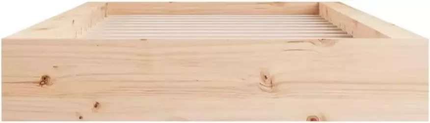 VidaXL -Bedframe-massief-hout-140x190-cm - Foto 4