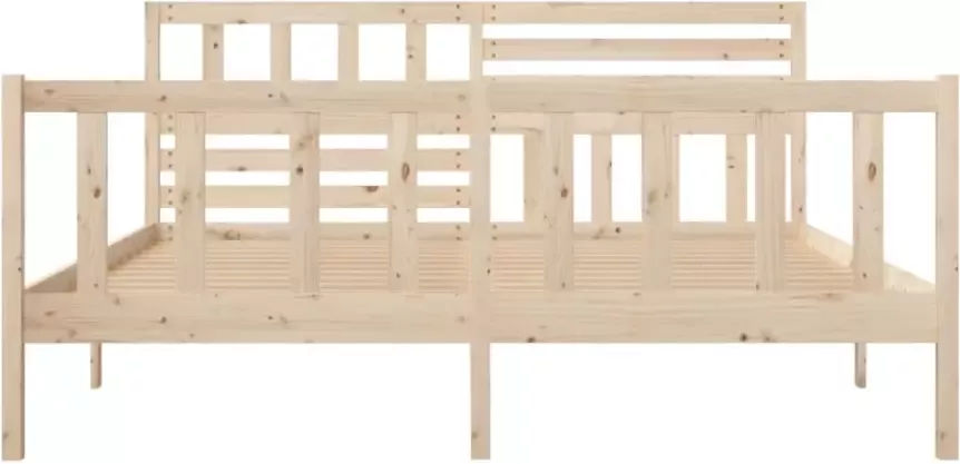 VidaXL -Bedframe-massief-hout-140x190-cm - Foto 7