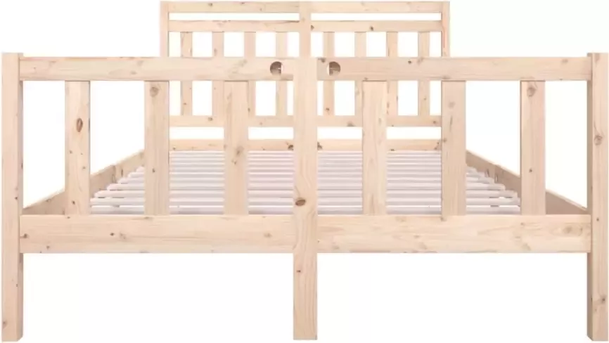 VidaXL -Bedframe-massief-hout-140x190-cm - Foto 6