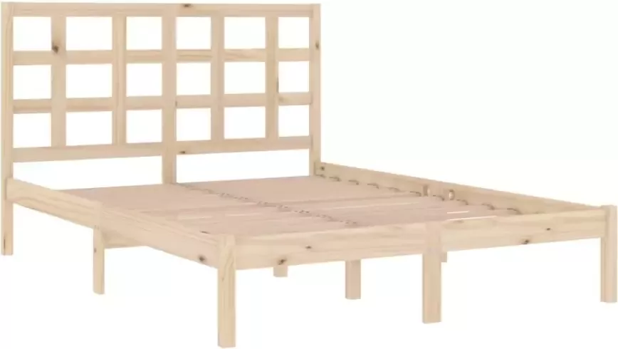 VidaXL -Bedframe-massief-hout-140x190-cm - Foto 4