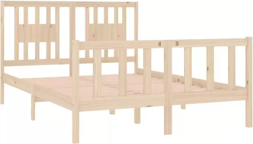 VidaXL -Bedframe-massief-hout-140x190-cm - Foto 17