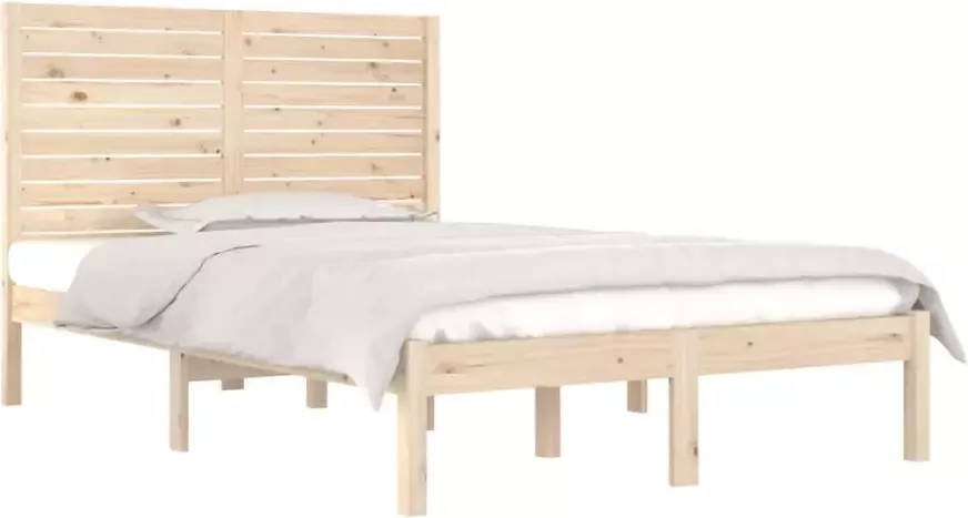 VidaXL -Bedframe-massief-hout-140x190-cm - Foto 4