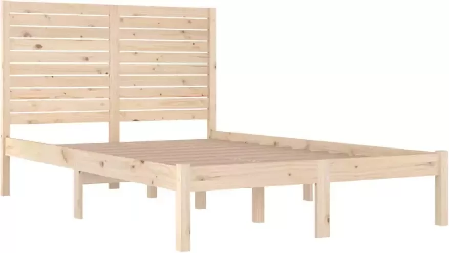 VidaXL -Bedframe-massief-hout-140x190-cm - Foto 3