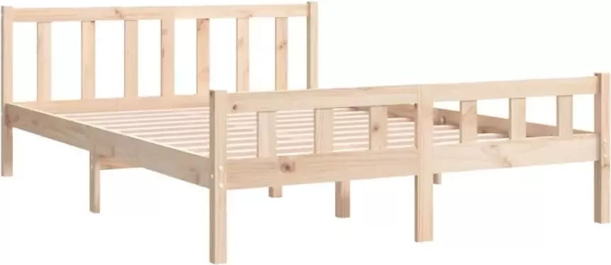 VidaXL -Bedframe-massief-hout-140x200-cm - Foto 3