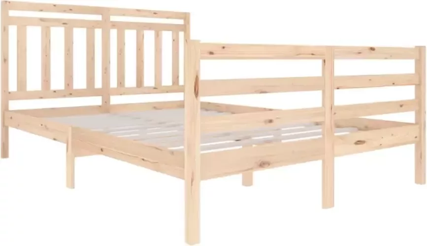 VidaXL -Bedframe-massief-hout-140x200-cm - Foto 4