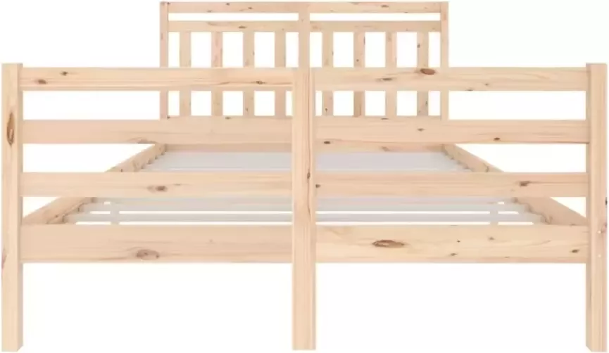 VidaXL -Bedframe-massief-hout-140x200-cm - Foto 3