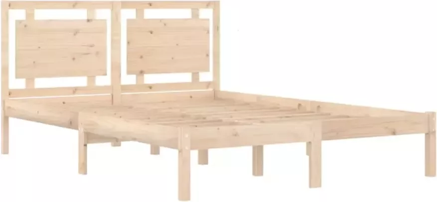 VidaXL -Bedframe-massief-hout-140x200-cm - Foto 3