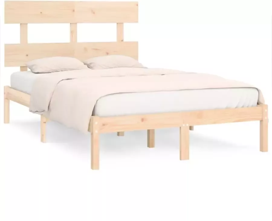 VidaXL -Bedframe-massief-hout-140x200-cm - Foto 2