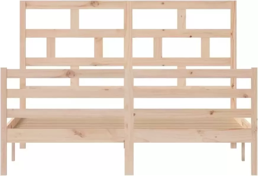 VidaXL -Bedframe-massief-hout-150x200-cm-5FT-King-Size - Foto 2