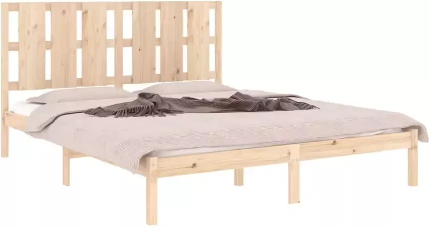 VidaXL -Bedframe-massief-hout-150x200-cm-5FT-King-Size - Foto 4