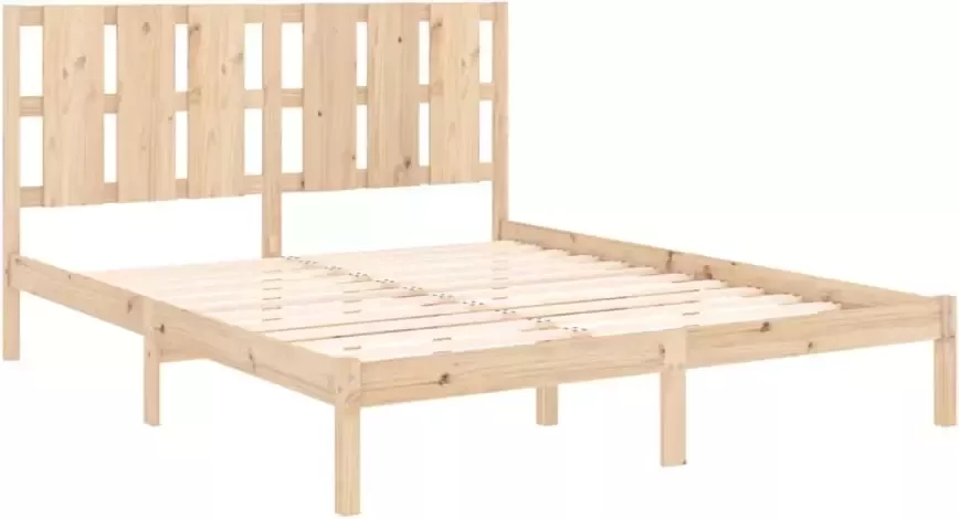VidaXL -Bedframe-massief-hout-150x200-cm-5FT-King-Size - Foto 3
