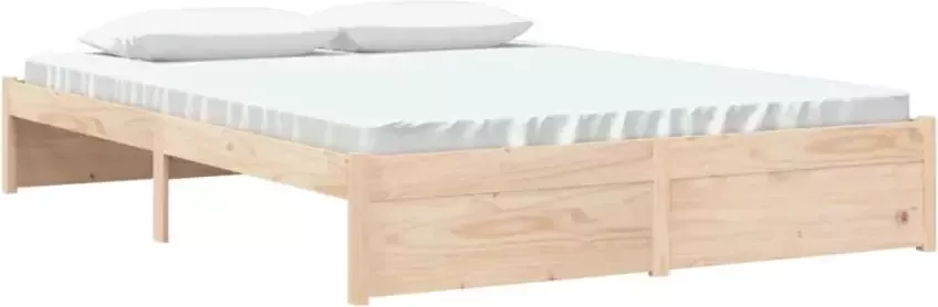 VIDAXL Bedframe zonder matras massief hout 160x200 cm - Foto 4