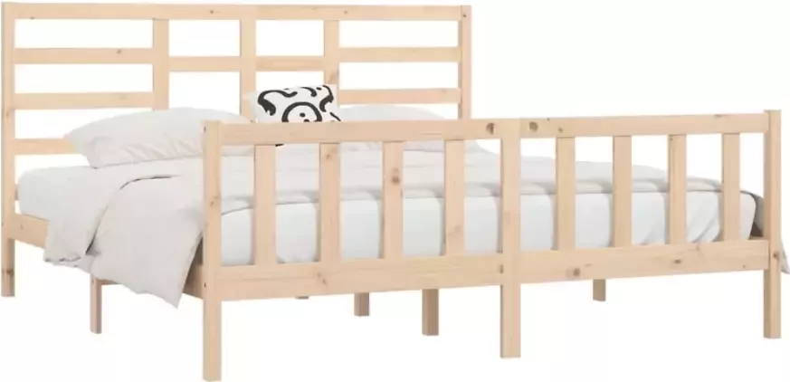 VidaXL -Bedframe-massief-hout-180x200-cm-Super-King-Size - Foto 4