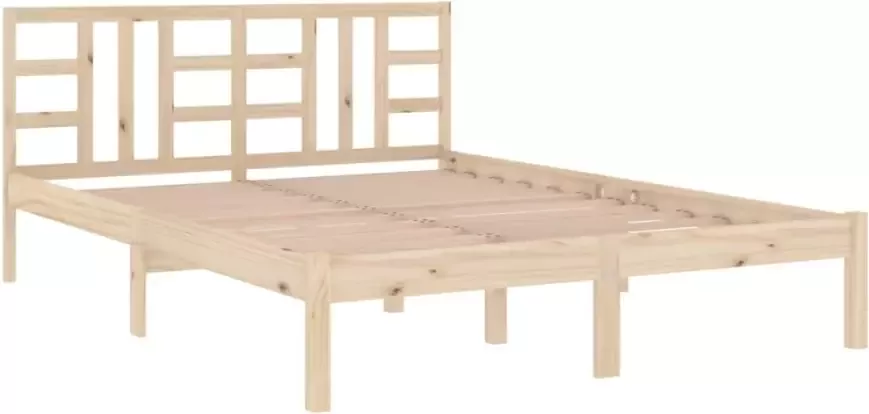 VidaXL -Bedframe-massief-hout-200x200-cm - Foto 4