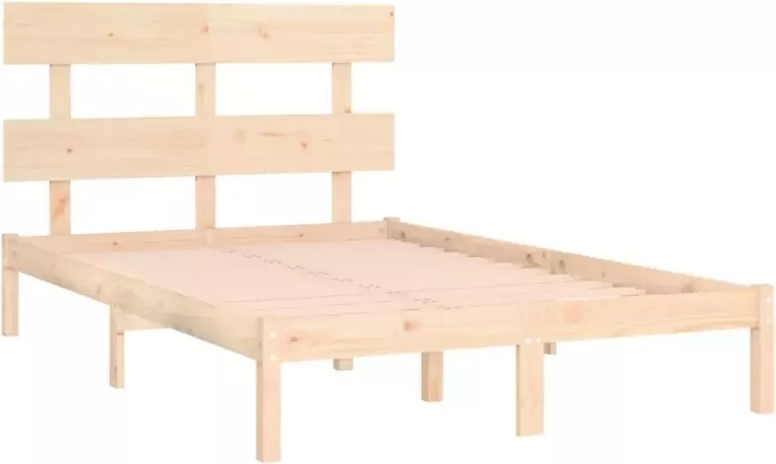VidaXL -Bedframe-massief-hout-200x200-cm - Foto 4