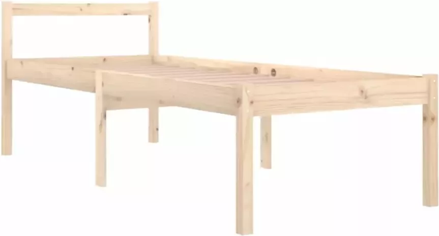 VidaXL -Seniorenbed-massief-grenenhout-wit-75x190-cm-Small-Single - Foto 6