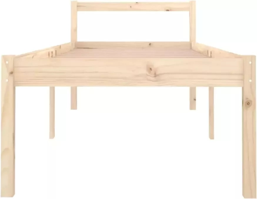 VidaXL -Seniorenbed-massief-grenenhout-wit-75x190-cm-Small-Single - Foto 2