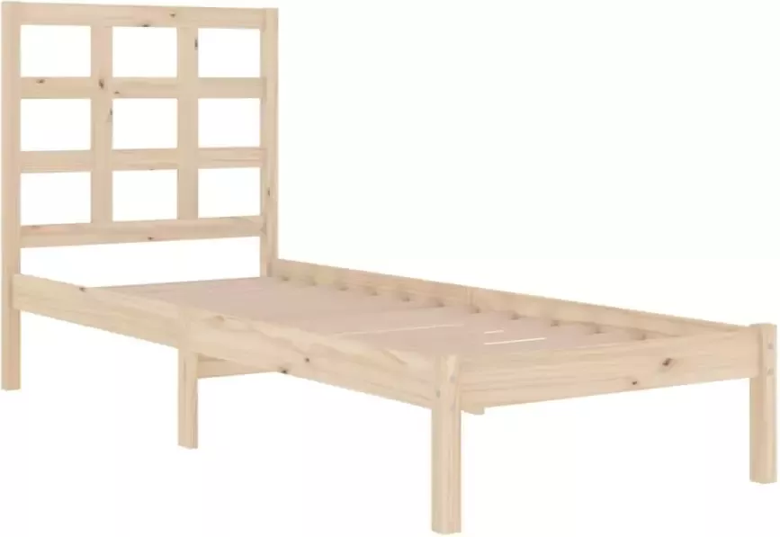 VidaXL Bedframe massief hout 75x190 cm 2FT6 Small Single - Foto 4