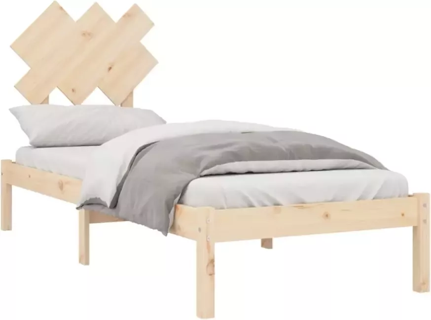 VidaXL -Bedframe-massief-hout-75x190-cm-2FT6-Small-Single - Foto 6