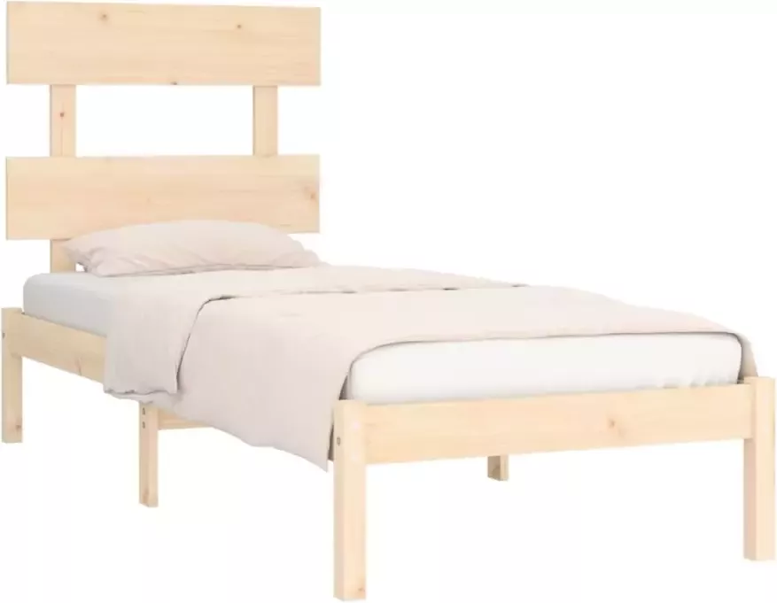 VidaXL -Bedframe-massief-grenenhout-75x190-cm-UK-Small-Single - Foto 16