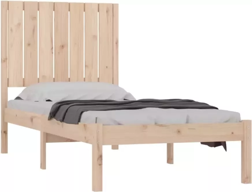 VidaXL Bedframe massief hout 75x190 cm 2FT6 Small Single - Foto 7