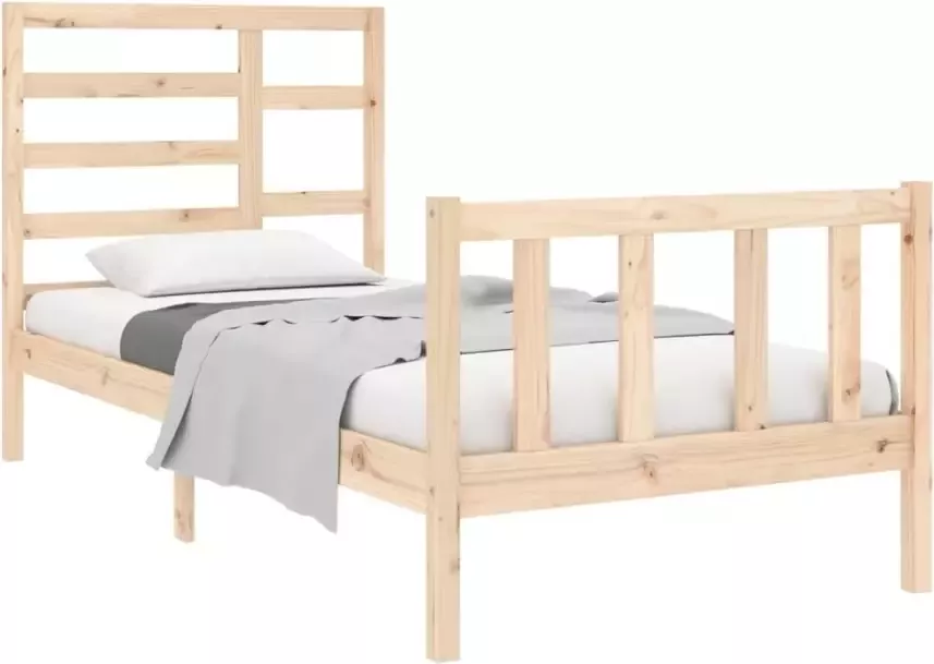 VidaXL -Bedframe-massief-hout-90x190-cm-3FT-Single - Foto 7