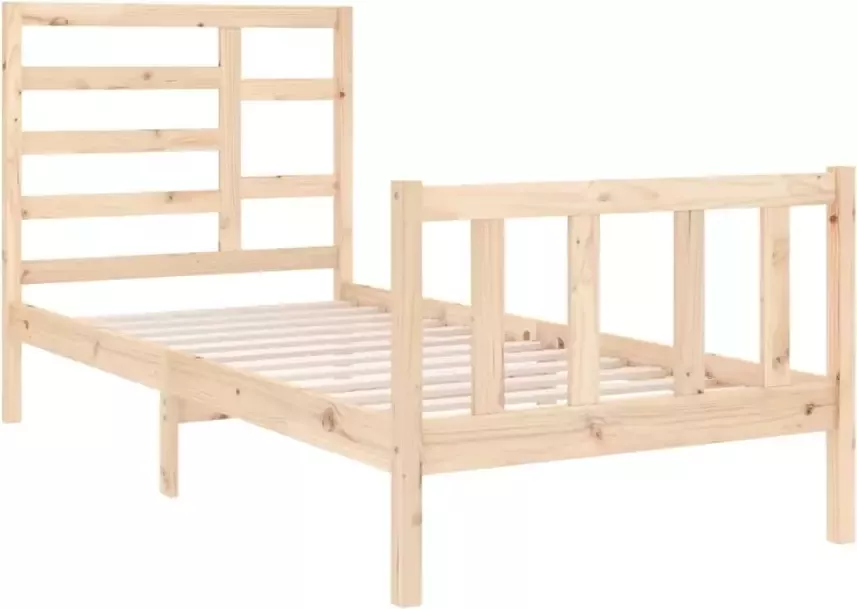 VidaXL -Bedframe-massief-hout-90x190-cm-3FT-Single - Foto 6