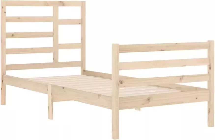 VidaXL -Bedframe-massief-hout-90x200-cm - Foto 3