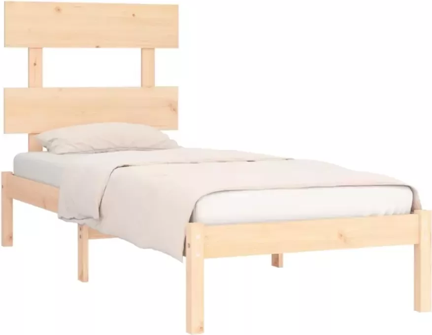 VidaXL -Bedframe-massief-hout-90x200-cm - Foto 4