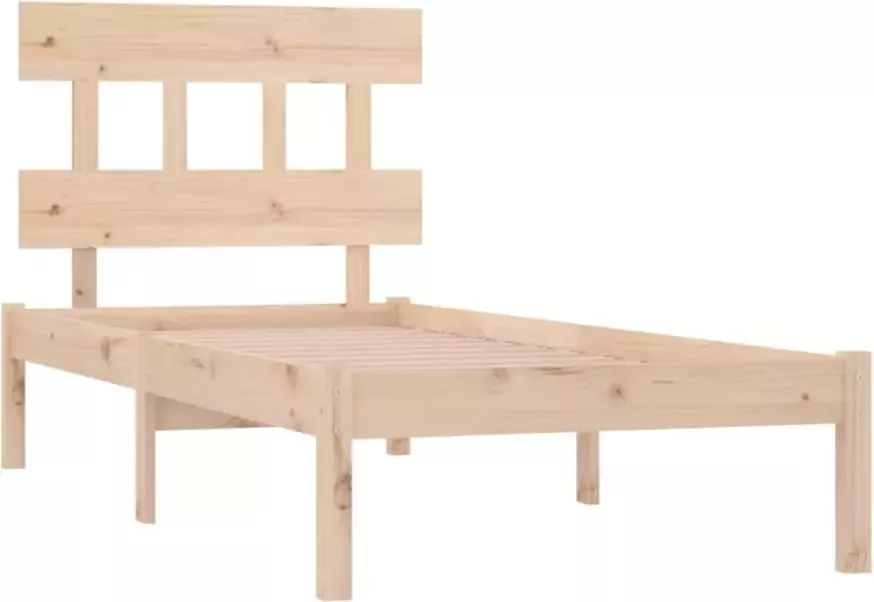 VidaXL -Bedframe-massief-hout-90x200-cm - Foto 3