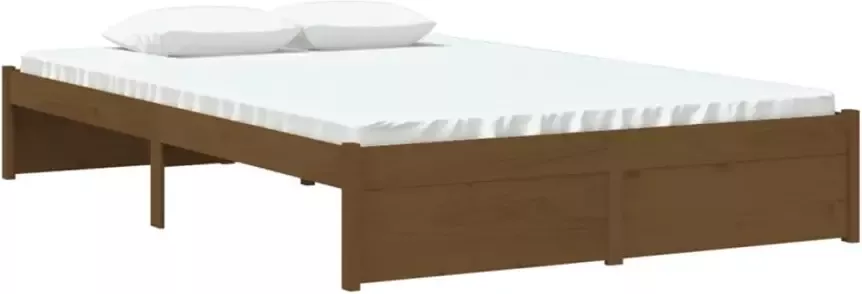 VidaXL -Bedframe-massief-hout-honingbruin-120x200-cm - Foto 4