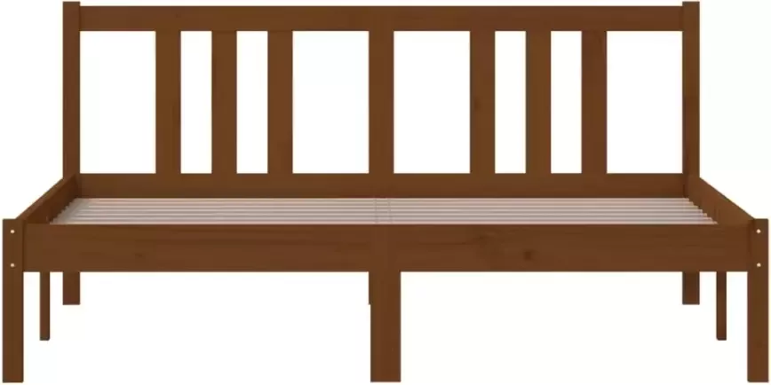 VidaXL -Bedframe-massief-hout-honingbruin-140x200-cm - Foto 3