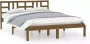 VIDAXL Bedframe massief hout honingbruin 180x200 cm 6FT Super King - Thumbnail 3