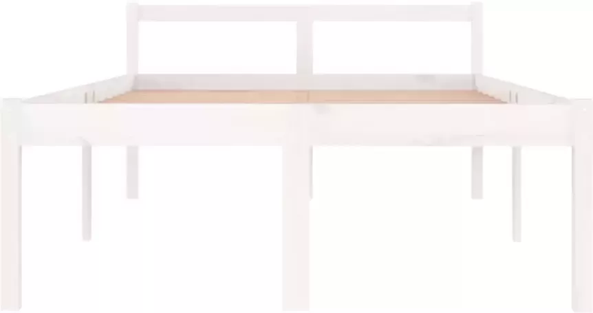 VidaXL -Seniorenbed-massief-grenenhout-wit-120x190-cm-Small-Double - Foto 6