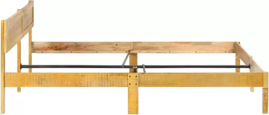 VidaXL -Bedframe-massief-mangohout-140-cm - Foto 3