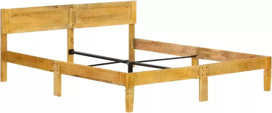 VidaXL -Bedframe-massief-mangohout-160-cm - Foto 4