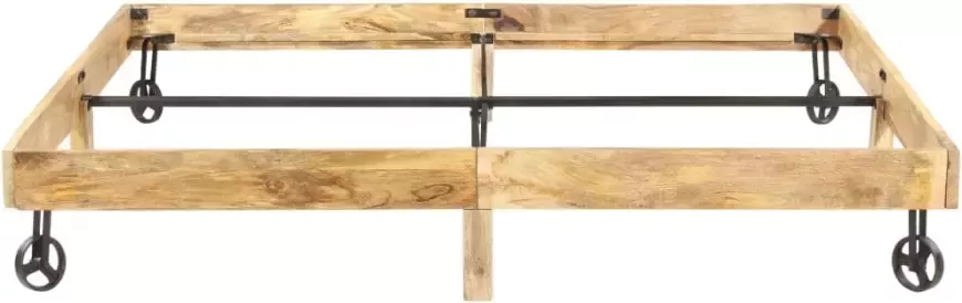 VidaXL -Bedframe-massief-mangohout-200x200-cm - Foto 3