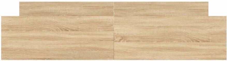 VidaXL -Bedframe-met-hoofd--en-voeteneinde-sonoma-eikenkleur-180x200-cm - Foto 5