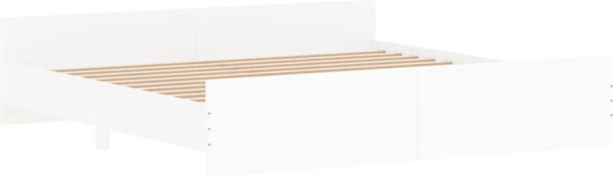 VidaXL -Bedframe-met-hoofd--en-voeteneinde-wit-180x200-cm