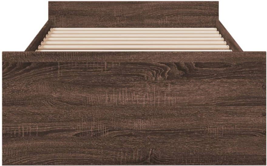 VidaXL -Bedframe-met-lades-bewerkt-hout-bruineikenkleurig-90x200-cm