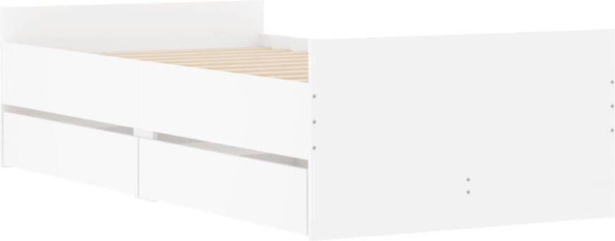 VidaXL -Bedframe-met-lades-wit-100x200-cm - Foto 7