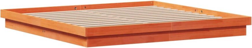 VidaXL -Bedframe-met-LED-massief-grenenhout-wasbruin-180x200-cm - Foto 3
