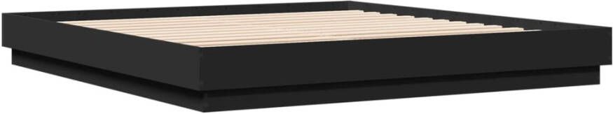 VidaXL -Bedframe-met-LED-verlichting-zwart-180x200-cm - Foto 3