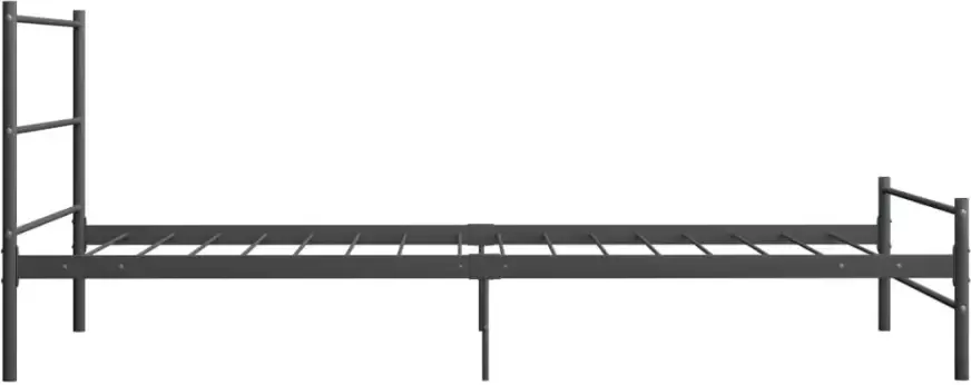 VidaXL -Bedframe-metaal-grijs-100x200-cm - Foto 3