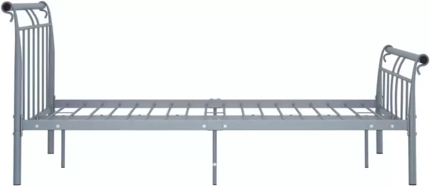 VidaXL -Bedframe-metaal-grijs-120x200-cm - Foto 3